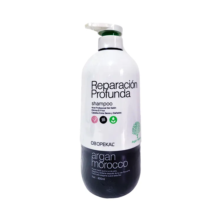 Shampoo Reparación Profunda Obopekal Argan Morocco 800 ml