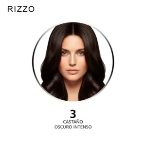 3 castano oscuro intenso