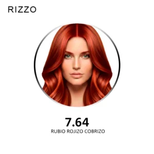 7 64 rubio rojizo cobrizo