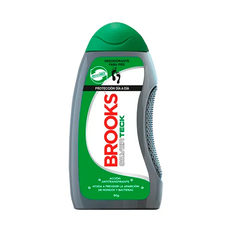 Talco Desodorante para Pies Brooks Silver Teck 80 g