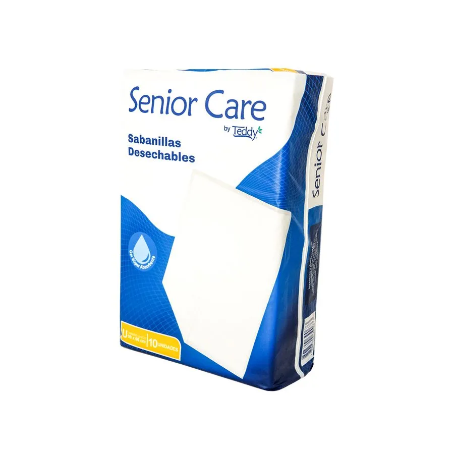 Sabanillas Desechables Senior Care Teddy 10 u